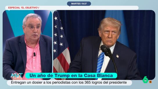 Jos&eacute; Antonio Gurpegui, catedr&aacute;tico de Estudios Norteamericanos en la Universidad de Alcal&aacute;, comenta en este v&iacute;deo el documento de Trump con 365 "logros" y avisa del peligro de que "un presidente te diga que su l&iacute;mite es su propia moral".