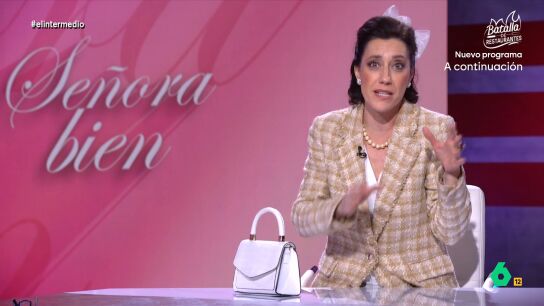 Cristina Gallego se convierte en 'la se&ntilde;ora bien', que en este v&iacute;deo sale en defensa de Julio Iglesias tras la denuncia de tres trabajadores de su mansi&oacute;n por despido improcedente: "Ya est&aacute; bien de acabar con nuestros &iacute;dolos".