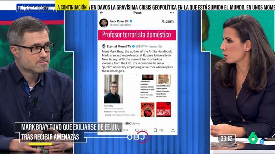 La historia de Mark Bray: el profesor antifascista que tuvo que huir de EEUU por las amenazas y el acoso de 'trumpistas'