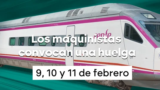 Grafismos que muestra los días de la huelga de maquinistas Grafismos que muestra los días de la huelga de maquinistas