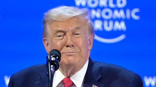 El presidente de EEUU, Donald Trump, este miércoles en el Foro de Davos, Suiza. El presidente de EEUU, Donald Trump, este miércoles en el Foro de Davos, Suiza.