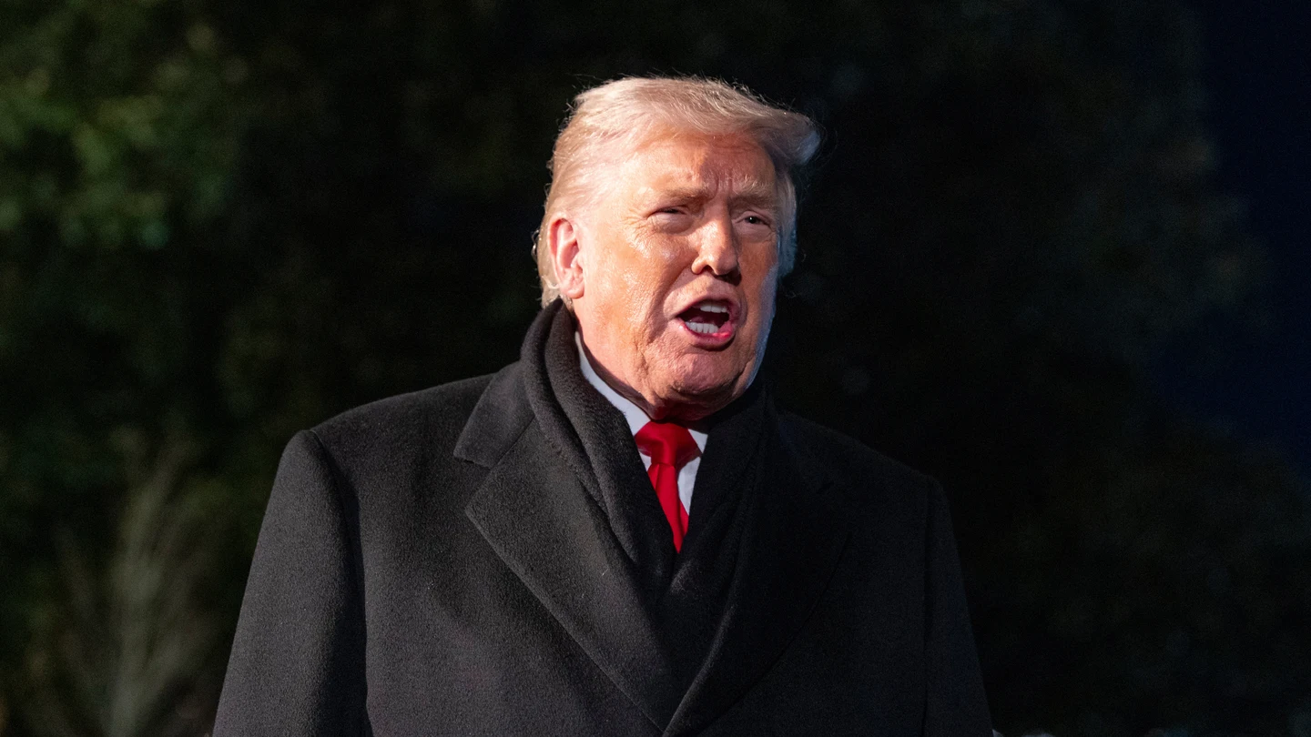 El presidente de Estados Unidos, Donald Trump, antes de volar al Foro de Davos en Suiza El presidente de Estados Unidos, Donald Trump, antes de volar al Foro de Davos en Suiza