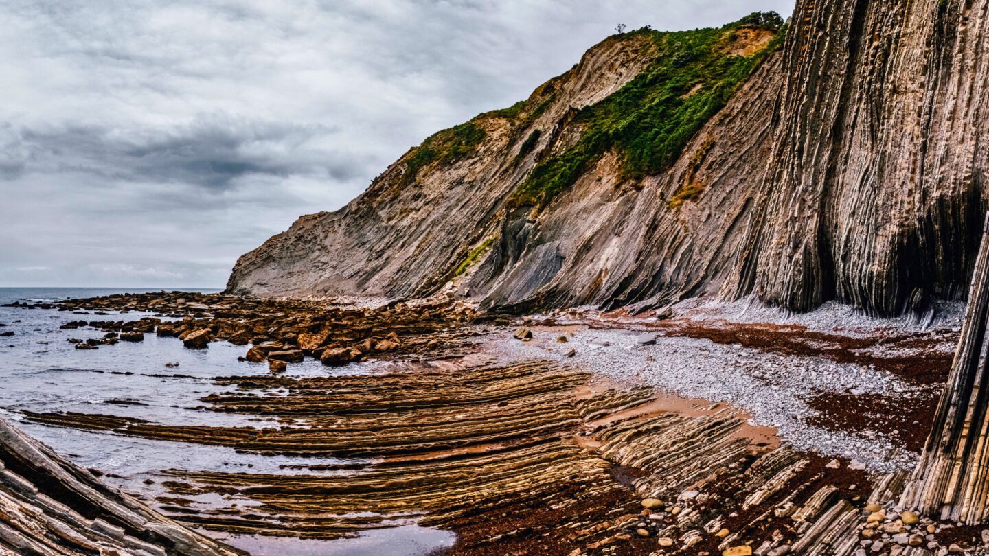 Flysch de Zumaia, en Gipuzkoa