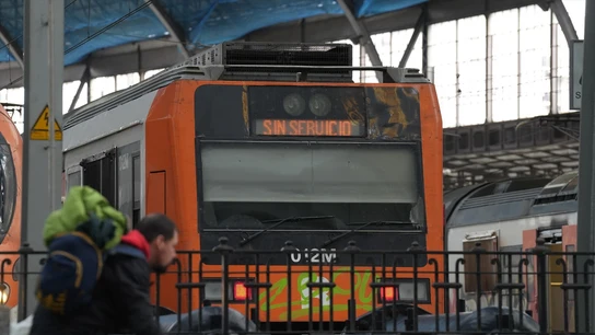 Imagen de archivo. Trenes sin servicio. Imagen de archivo. Trenes sin servicio.