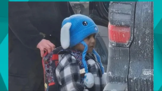 Imagen del niño Liam Ramos siendo detenido por el ICE Imagen del niño Liam Ramos siendo detenido por el ICE