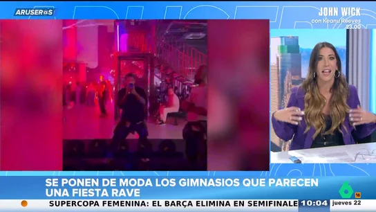 Gimnasios rave: la nueva moda de entrenar con DJ en vivo y luces de fiesta que sorprende a Alfonso Arús Gimnasios rave: la nueva moda de entrenar con DJ en vivo y luces de fiesta que sorprende a Alfonso Arús