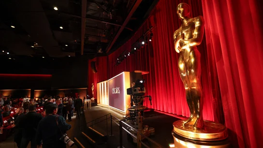 Los invitados esperan en el Samuel Goldwyn Theater la lectura de nominaciones a los Premios Oscar 2026. Los invitados esperan en el Samuel Goldwyn Theater la lectura de nominaciones a los Premios Oscar 2026.