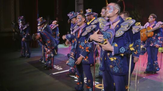 Los mariposas, en su actuaci&oacute;n en preliminares del COAC 