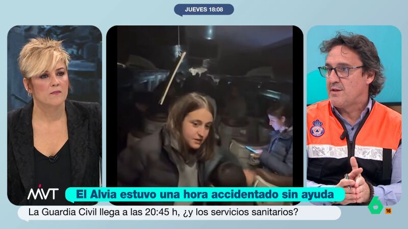 Ra&uacute;l Esteban, jefe de Emergencias, sobre por qu&eacute; tardaron una hora en atender al Alvia: "Estoy seguro de que no lo vieron"