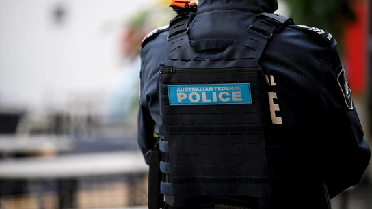 Imagen de archivo. Policía australiana. Imagen de archivo. Policía australiana.