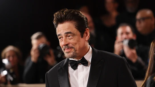 El actor Benicio del Toro en la alfombra roja de los Globo de Oro de 2026. El actor Benicio del Toro en la alfombra roja de los Globo de Oro de 2026.