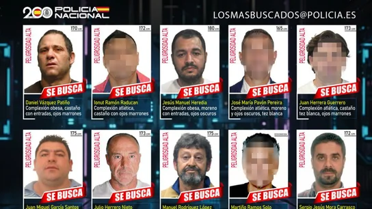 Imagen de los fugitivos más buscados por la Policía Imagen de los fugitivos más buscados por la Policía