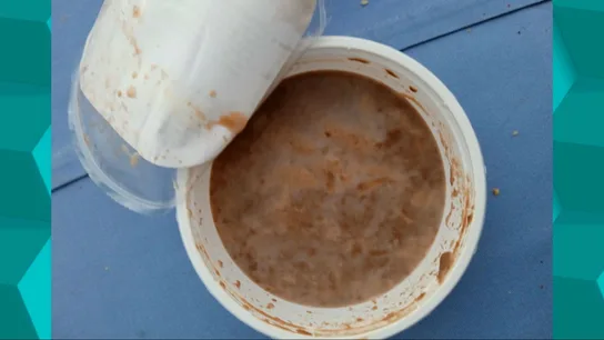 Imagen de un plato servido en una residencia de Madrid Imagen de un plato servido en una residencia de Madrid