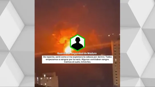 Declaración de un guardia de Maduro sobre el 'arma secreta' de Trump Declaración de un guardia de Maduro sobre el 'arma secreta' de Trump