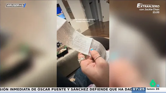 Un ticket de compra de 1997 deja en shock a TikTok por sus precios imposibles hoy: "Se me caen lagrimones" Un ticket de compra de 1997 deja en shock a TikTok por sus precios imposibles hoy: "Se me caen lagrimones"