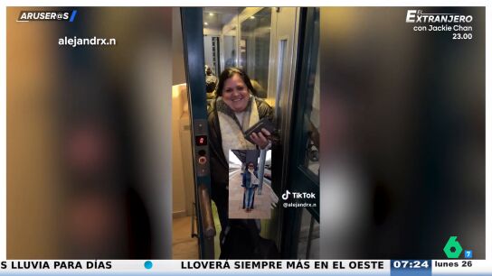 Alfonso Ar&uacute;s reacciona a un v&iacute;deo viral de un claustrof&oacute;bico ascensor en Roma: "Es imposible"