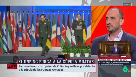 Saavedra, sobre la purga de Xi Jinping en la cúpula militar: "Así como Trump está obsesionado con el Nobel, Xi lo está con superar la figura histórica de Mao Zedong" Saavedra, sobre la purga de Xi Jinping en la cúpula militar: "Así como Trump está obsesionado con el Nobel, Xi lo está con superar la figura histórica de Mao Zedong"
