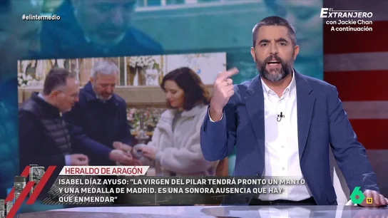 Dani Mateo señala que Ayuso ya se siente una maña más: "Ha propuesto que la Virgen del Pilar tenga un manto y una medalla de la Comunidad de Madrid" Dani Mateo señala que Ayuso ya se siente una maña más: "Ha propuesto que la Virgen del Pilar tenga un manto y una medalla de la Comunidad de Madrid"