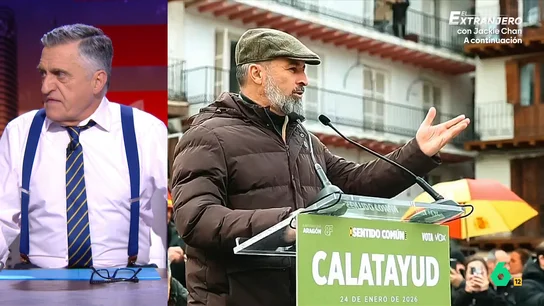 Wyoming comenta el look de Abascal en Calatayud: "¿Quiere pedir el voto a la gente del campo o solo a los Peaky Blinders?" Wyoming comenta el look de Abascal en Calatayud: "¿Quiere pedir el voto a la gente del campo o solo a los Peaky Blinders?"
