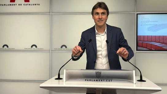 El portavoz de Junts en el Parlament, Salvador Vergés El portavoz de Junts en el Parlament, Salvador Vergés