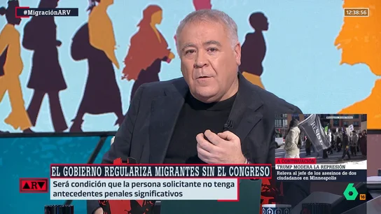 Ferreras defiende la regularización de migrantes: "La historia de la humanidad es la historia de las migraciones" Ferreras defiende la regularización de migrantes: "La historia de la humanidad es la historia de las migraciones"