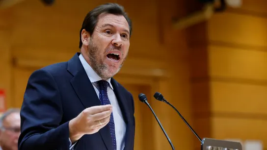 El ministro de Transportes, Óscar Puente, interviene en el Senado El ministro de Transportes, Óscar Puente, interviene en el Senado