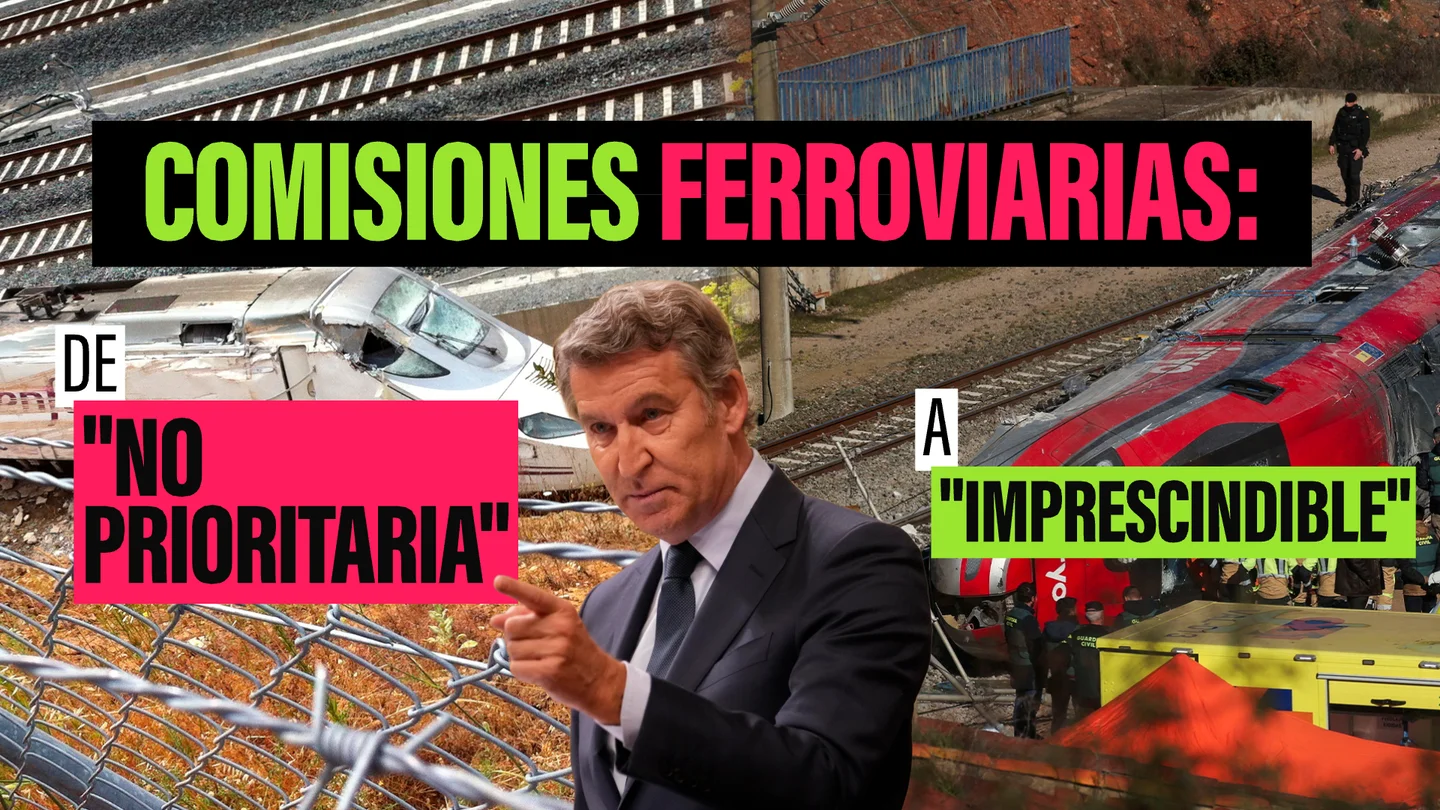La incoherencia del PP ante las tragedias bajo el foco: ahora exigen a gritos una comisión sobre Adamuz pero antes vetaron la de Angrois La incoherencia del PP ante las tragedias bajo el foco: ahora exigen a gritos una comisión sobre Adamuz pero antes vetaron la de Angrois