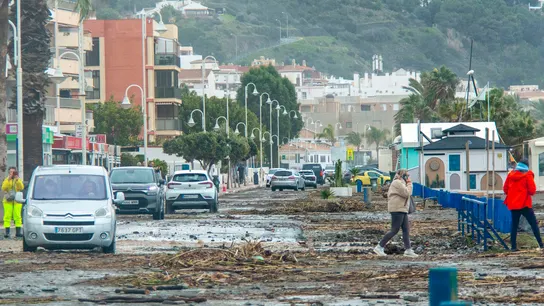Vista de la localidad de La Herradura (Granada) tras el paso de la borrasca Vista de la localidad de La Herradura (Granada) tras el paso de la borrasca