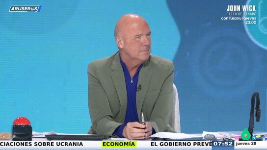 Alfonso Ar&uacute;s, a la experta en microbiota que propone desayunar a las 9 y cenar a las 4: "Seg&uacute;n esto Zapeando es un 'late night'"