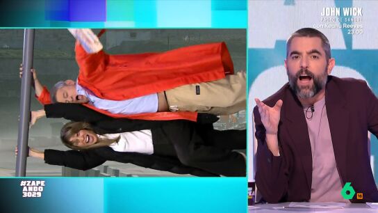 La borrasca Kristin ha provocado fuertes rachas de viento en Andaluc&iacute;a. Por ese motivo, Mar&iacute;a G&oacute;mez se ha convertido en una gaditana y as&iacute; compartir la &uacute;ltima hora del temporal en la provincia. 