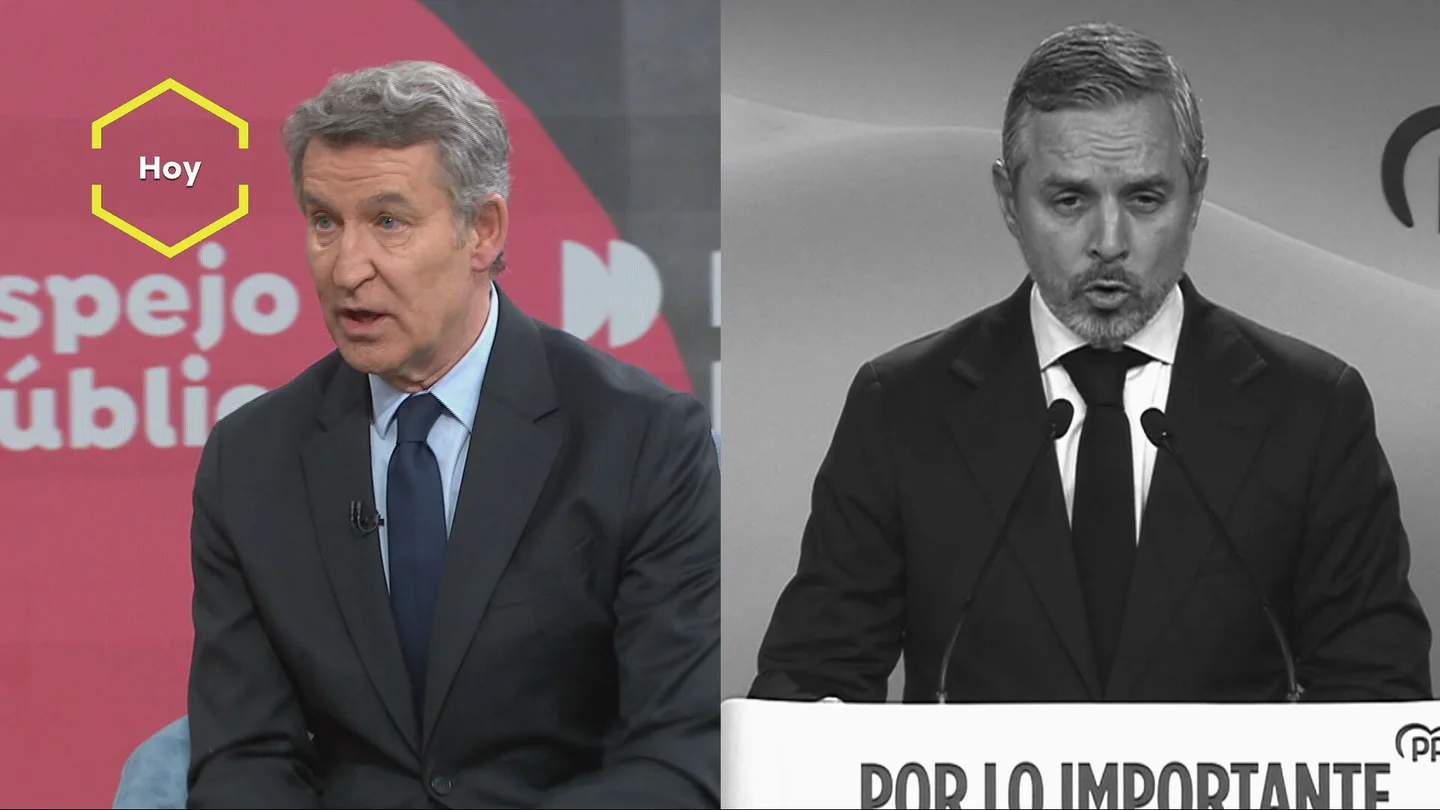 Ni Sánchez ni consenso: Feijóo critica que el presidente no vaya al funeral de Adamuz mientras Bravo decía que asistir habría sido un "insulto" Ni Sánchez ni consenso: Feijóo critica que el presidente no vaya al funeral de Adamuz mientras Bravo decía que asistir habría sido un "insulto"