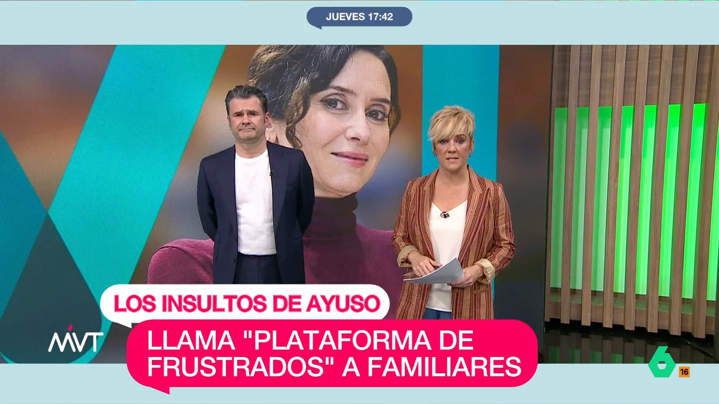 Iñaki López: "Ayuso monta un funeral para las víctimas de Adamuz, pero no para las 7.291 víctimas de los protocolos de la vergüenza" Mientras Ayuso decide contraprogramar la misa de homenaje a las víctimas del accidente de tren en Huelva, llama a los familiares de los muertos en las residencias que denuncia los protocolos de la vergüenza "plataforma de frustrados".