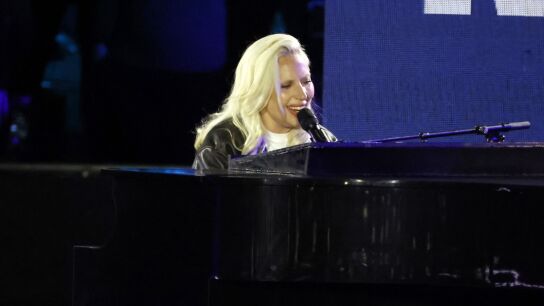 Imagen de Lady Gaga en un concierto.