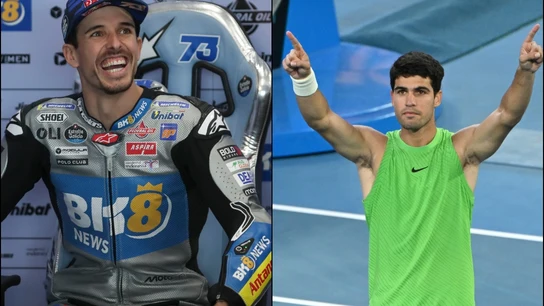 Álex Márquez y Carlos Alcaraz Álex Márquez y Carlos Alcaraz