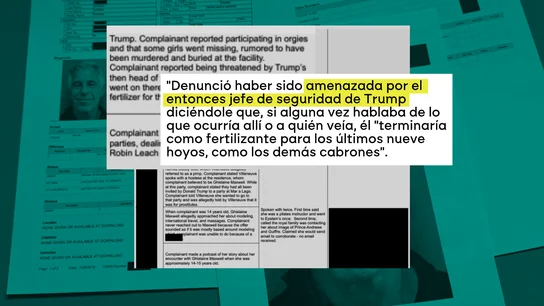 El matonismo de Trump en los archivos Epstein: un denunciante fue amenazado con "terminar como fertilizante" para su campo de golf si contaba algo El matonismo de Trump en los archivos Epstein: un denunciante fue amenazado con "terminar como fertilizante" para su campo de golf si contaba algo