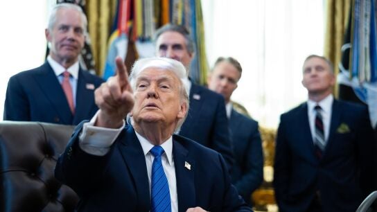 Donald Trump, en el Despacho Oval