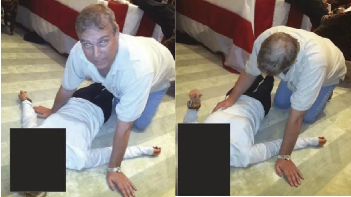 Las imágenes que vuelven a colocar al príncipe Andrés en el centro del  escándalo Epstein