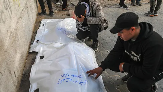 Cadáveres en Gaza Cadáveres en Gaza