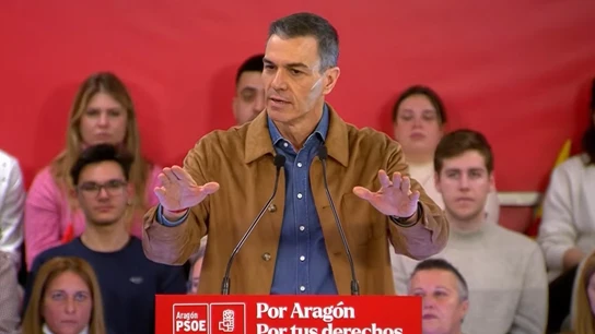 Pedro Sánchez, en Aragón Pedro Sánchez, en Aragón