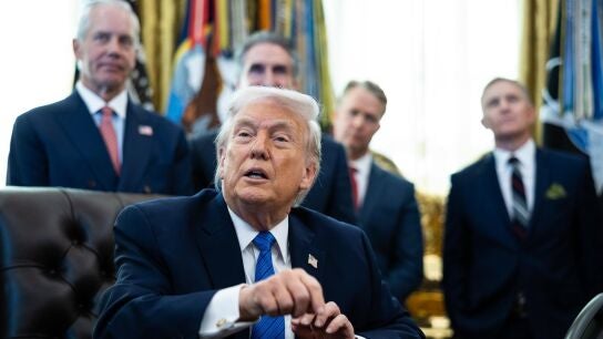 Foto de archivo del presidente de Estados Unidos, Donald Trump