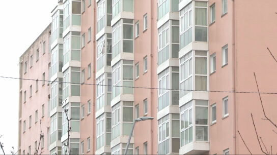 Bloque de pisos de A Coru&ntilde;a.