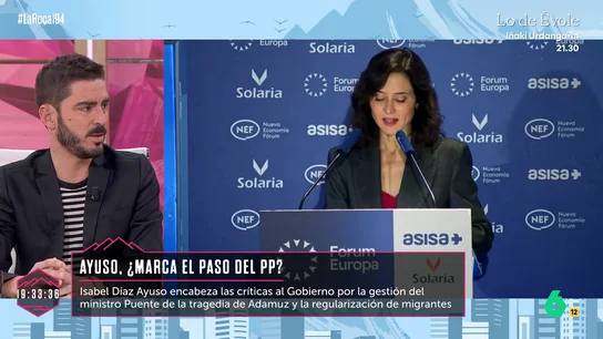 Juanma Lamet, tajante con el rol de Isabel Díaz Ayuso en el PP: "Siempre ha ido por delante de Feijóo" Juanma Lamet, tajante con el rol de Isabel Díaz Ayuso en el PP: "Siempre ha ido por delante de Feijóo"