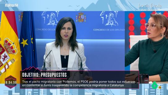 Tania S&aacute;nchez asegura que el PSOE "pelear&aacute; hasta el final" para poder sacar adelante los presupuestos