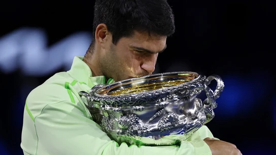 Carlos Alcaraz, con el Open de Australia Carlos Alcaraz, con el Open de Australia