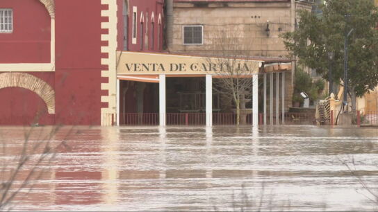 Imagen de establecimiento de Jerez de la Frontera completamente inundado