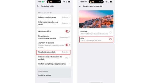 Mejorando la resolución de pantalla en ColorOS 15 de Oppo