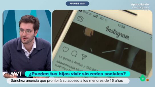 Alan Barroso, sobre el consumo de redes sociales: "Pensamos que los chavales son indefensos y estamos todos consumidos por ellas"