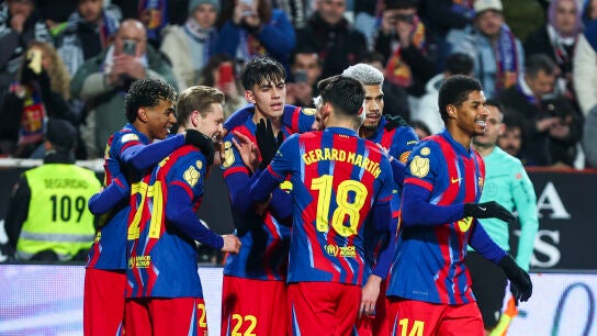 Gol del Bar&ccedil;a contra el Albacete