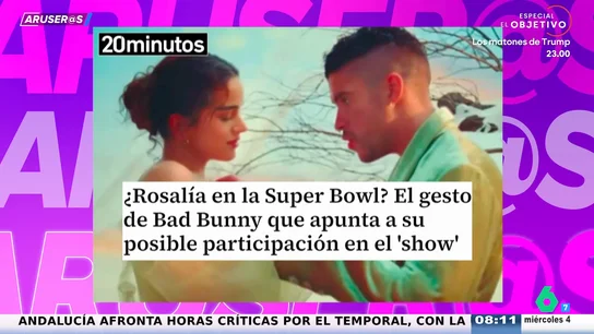 ¿Rosalía actuará en la Super Bowl? La posible pista de Bad Bunny que ha desatado los rumores ¿Rosalía actuará en la Super Bowl? La posible pista de Bad Bunny que ha desatado los rumores