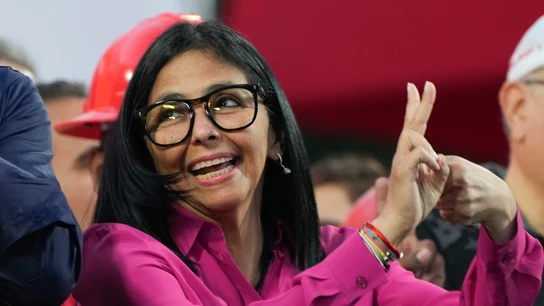 La presidenta encargada de Venezuela, Delcy Rodríguez, durante un acto La presidenta encargada de Venezuela, Delcy Rodríguez, durante un acto